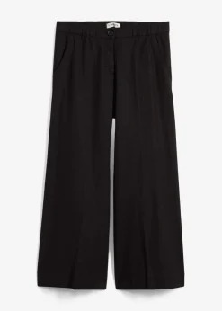bonprix bonprix Culotte de mezcla de viscosa con cinturilla elástica Negro Best