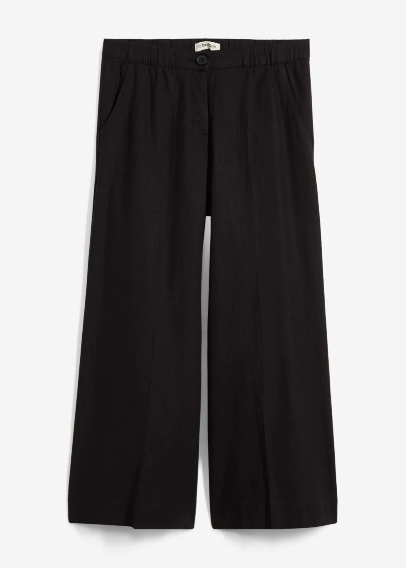 bonprix bonprix Culotte de mezcla de viscosa con cinturilla elástica Negro Best