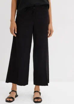 bonprix bonprix Culotte de mezcla de viscosa con cinturilla elástica Negro Best