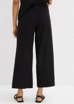 bonprix bonprix Culotte de mezcla de viscosa con cinturilla elástica Negro Best