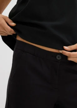 bonprix bonprix Culotte de mezcla de viscosa con cinturilla elástica Negro Best