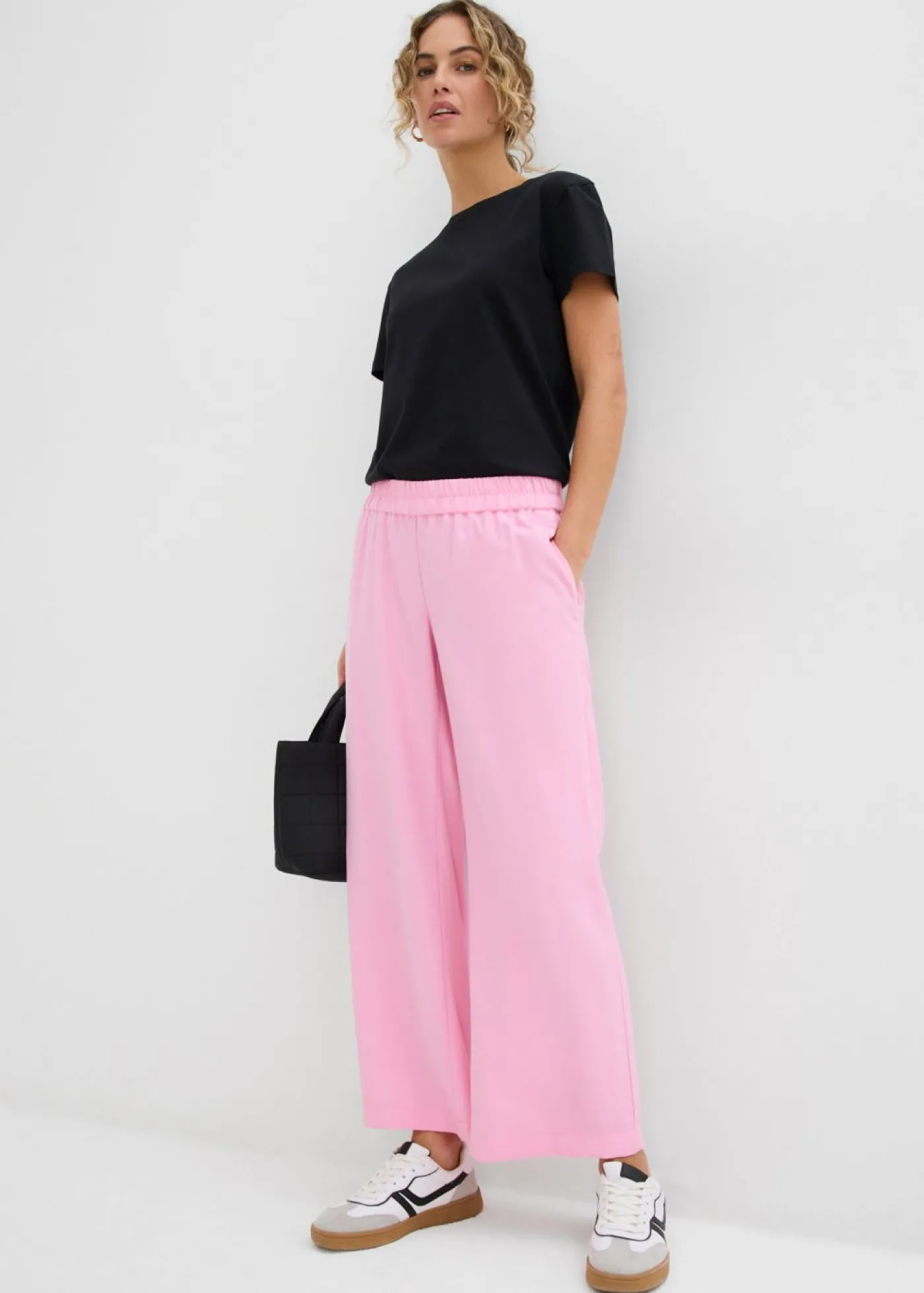 bonprix bonprix Culotte de mezcla de viscosa suave Rosa Outlet