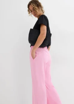 bonprix bonprix Culotte de mezcla de viscosa suave Rosa Outlet