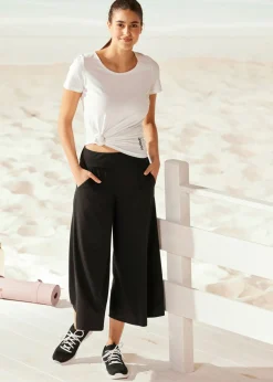 bonprix bonprix Culotte homewear con pernera ancha Negro Best