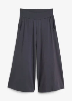 bonprix bonprix Culotte homewear con pernera ancha Azul oscuro