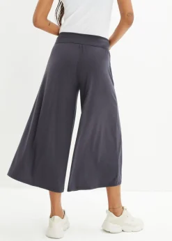 bonprix bonprix Culotte homewear con pernera ancha Azul oscuro