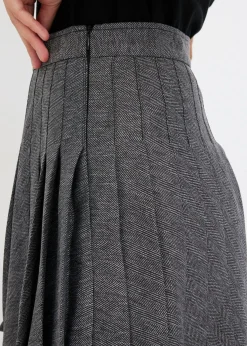 bonprix bonprix Falda Negro-blanco Hot
