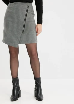 bonprix bonprix Falda Gris Outlet