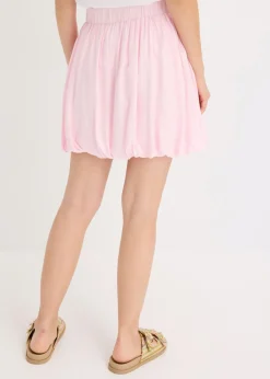 bonprix bonprix Falda abullonada de viscosa fina rosa cristal Best