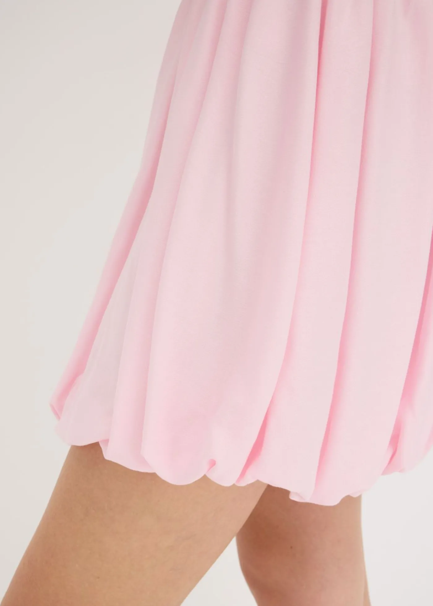 bonprix bonprix Falda abullonada de viscosa fina rosa cristal Best