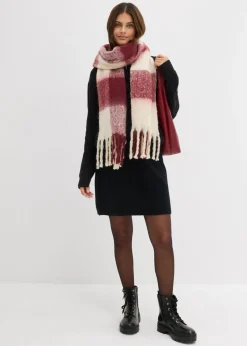 bonprix bonprix Falda corta de punto Negro Online