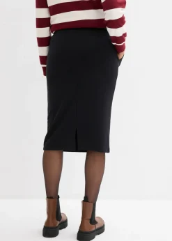 bonprix bonprix Falda de chándal Negro Online