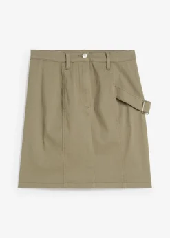 bonprix bonprix Falda de estilo cargo Verde oliva Hot
