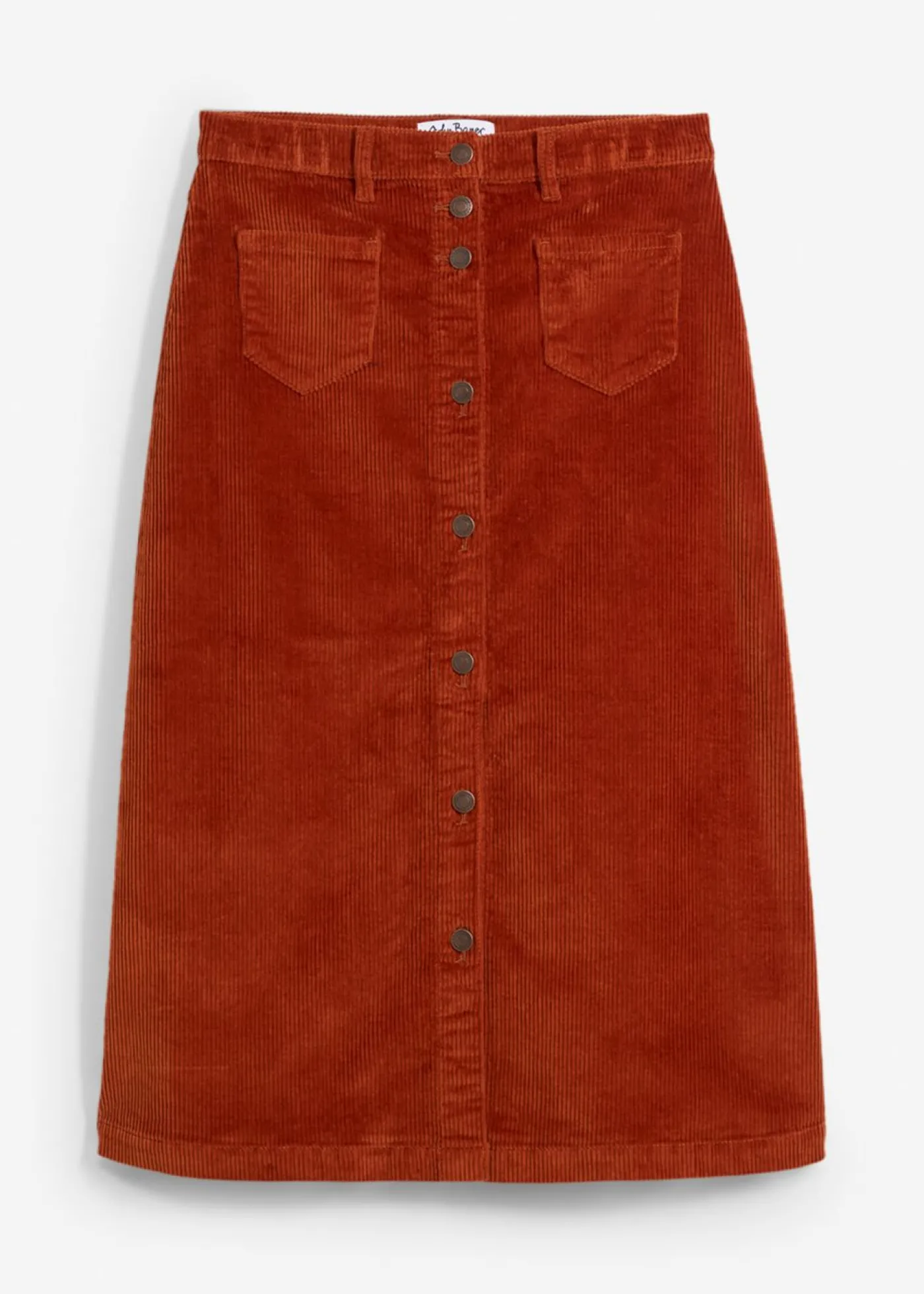 bonprix bonprix Falda de pana óxido New