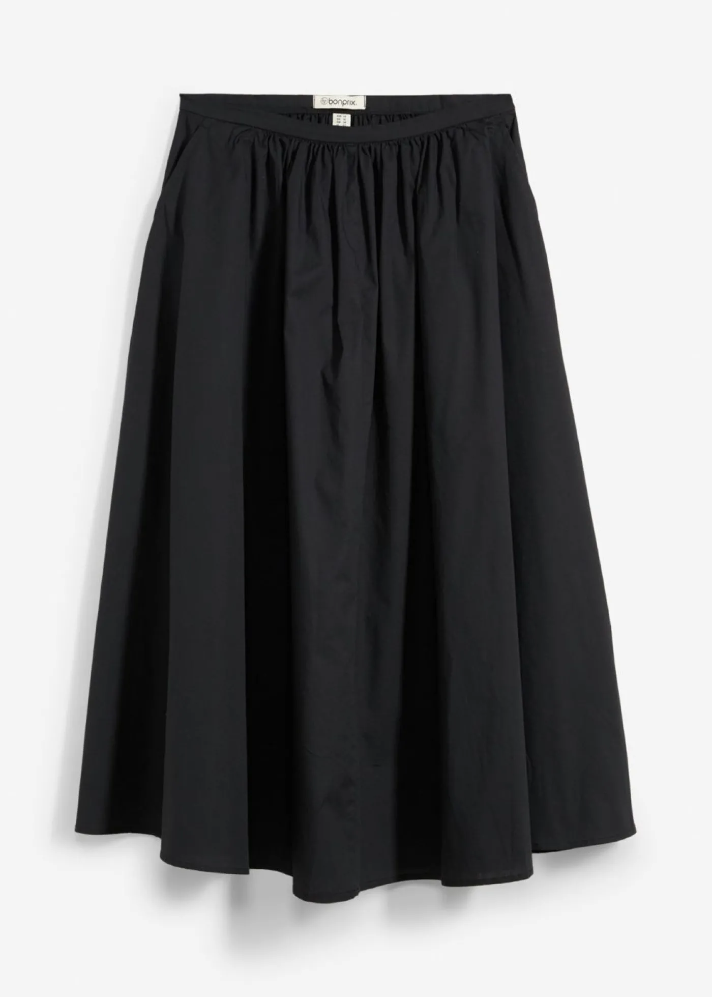 bonprix bonprix Falda de paneles Negro Discount