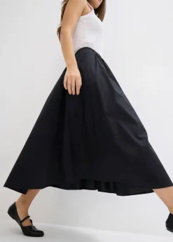 bonprix bonprix Falda de paneles Negro Discount