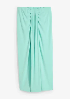 bonprix bonprix Falda de punto con cinturilla cómoda Azul mentol New