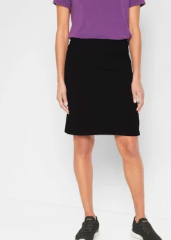 bonprix bonprix Falda de punto con pantalón de ciclismo Negro Online