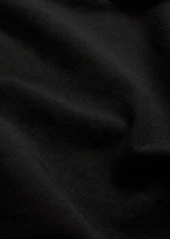 bonprix bonprix Falda de punto de algodón orgánico puro con elástico (2 unidades) Negro-negro Online