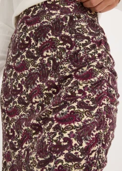 bonprix bonprix Falda de punto de mezcla de viscosa fluida gris guijarro New