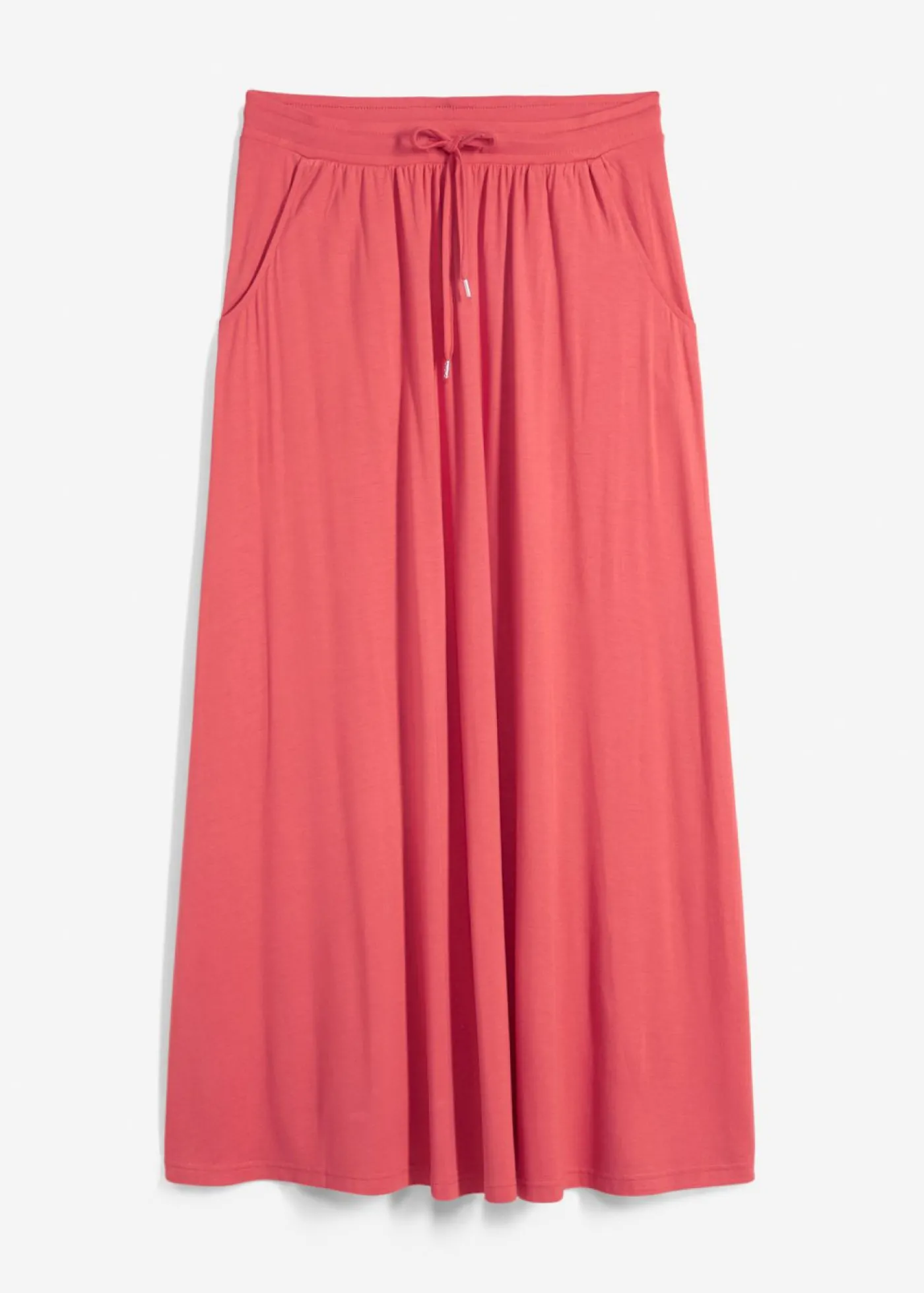 bonprix bonprix Falda de punto en mezcla de viscosa Coral mate Clearance