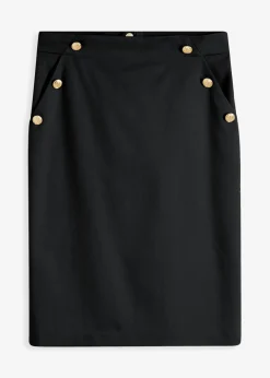 bonprix bonprix Falda ejecutiva Negro Clearance