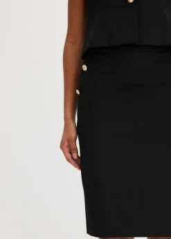bonprix bonprix Falda ejecutiva Negro Clearance