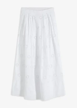 bonprix bonprix Falda larga Blanco Outlet