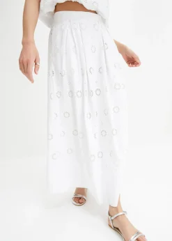 bonprix bonprix Falda larga Blanco Outlet