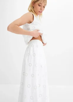 bonprix bonprix Falda larga Blanco Outlet