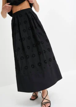 bonprix bonprix Falda larga Negro New