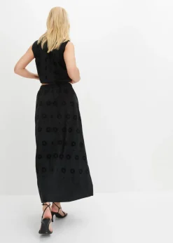 bonprix bonprix Falda larga Negro New