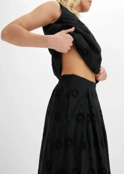 bonprix bonprix Falda larga Negro New