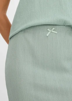 bonprix bonprix Falda larga de crepé ligero verde ahumado Best