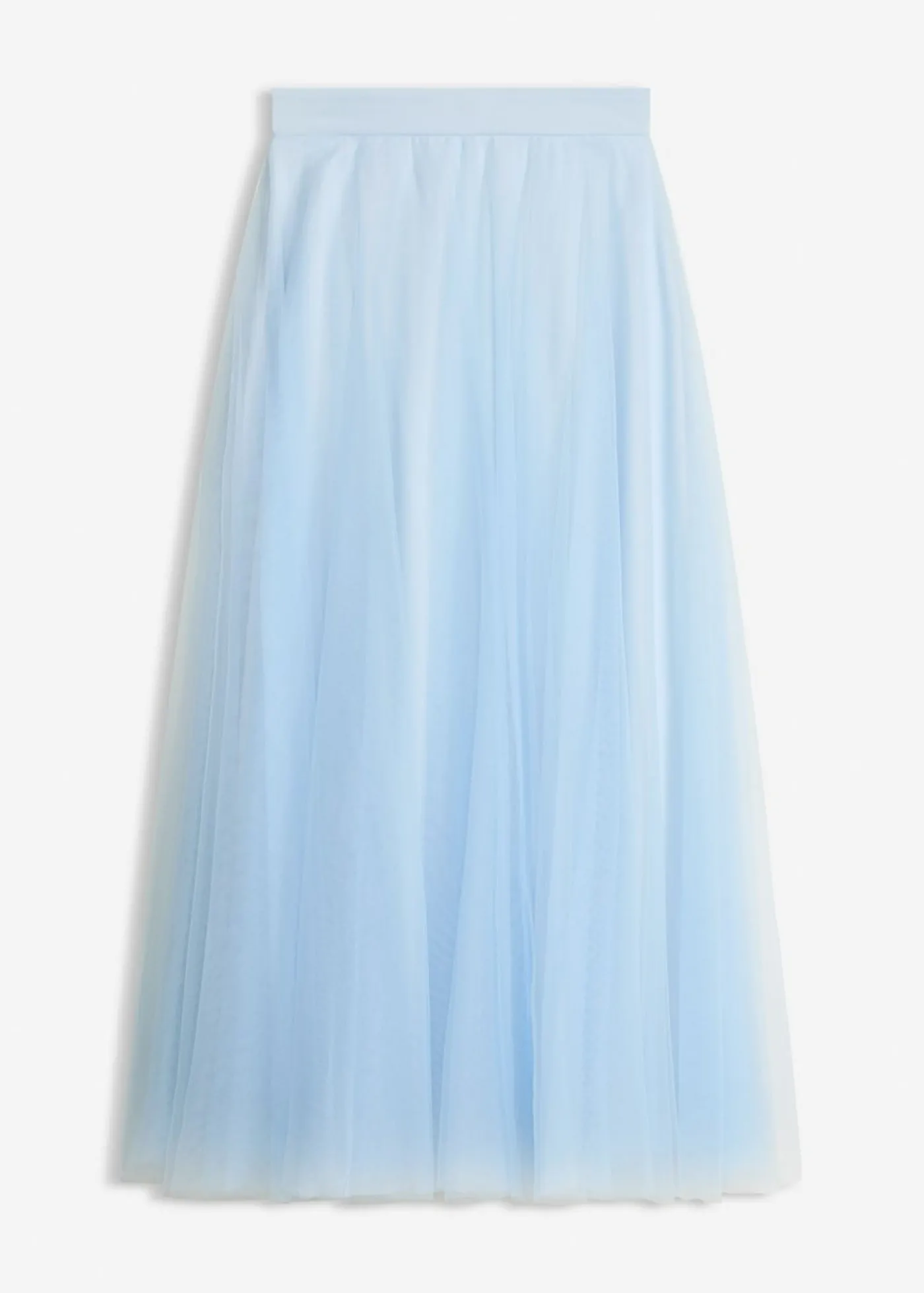 bonprix bonprix Falda larga de tul azul pálido