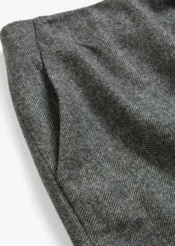 bonprix bonprix Falda lápiz gris/negro moteado Outlet