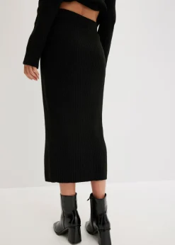 bonprix bonprix Falda lápiz Negro Clearance