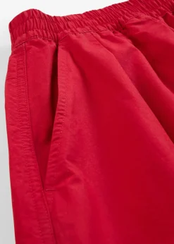 bonprix bonprix Falda midi de algodón puro rojo cayena Clearance