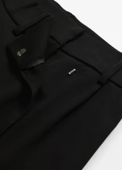bonprix bonprix Falda midi de mezcla de viscosa Negro New