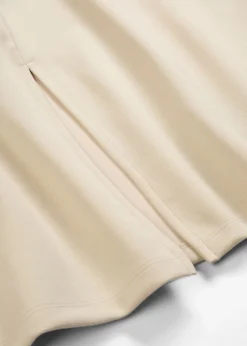 bonprix bonprix Falda midi de suave neopreno Arena claro Sale