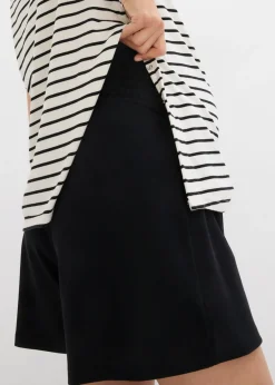 bonprix bonprix Falda pantalón premamá de algodón orgánico Negro Best