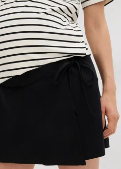 bonprix bonprix Falda pantalón premamá de algodón orgánico Negro Best