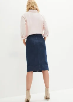 bonprix bonprix Falda vaquera Azul oscuro denim New