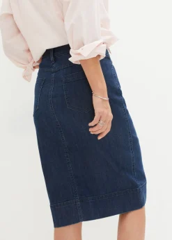 bonprix bonprix Falda vaquera Azul oscuro denim New