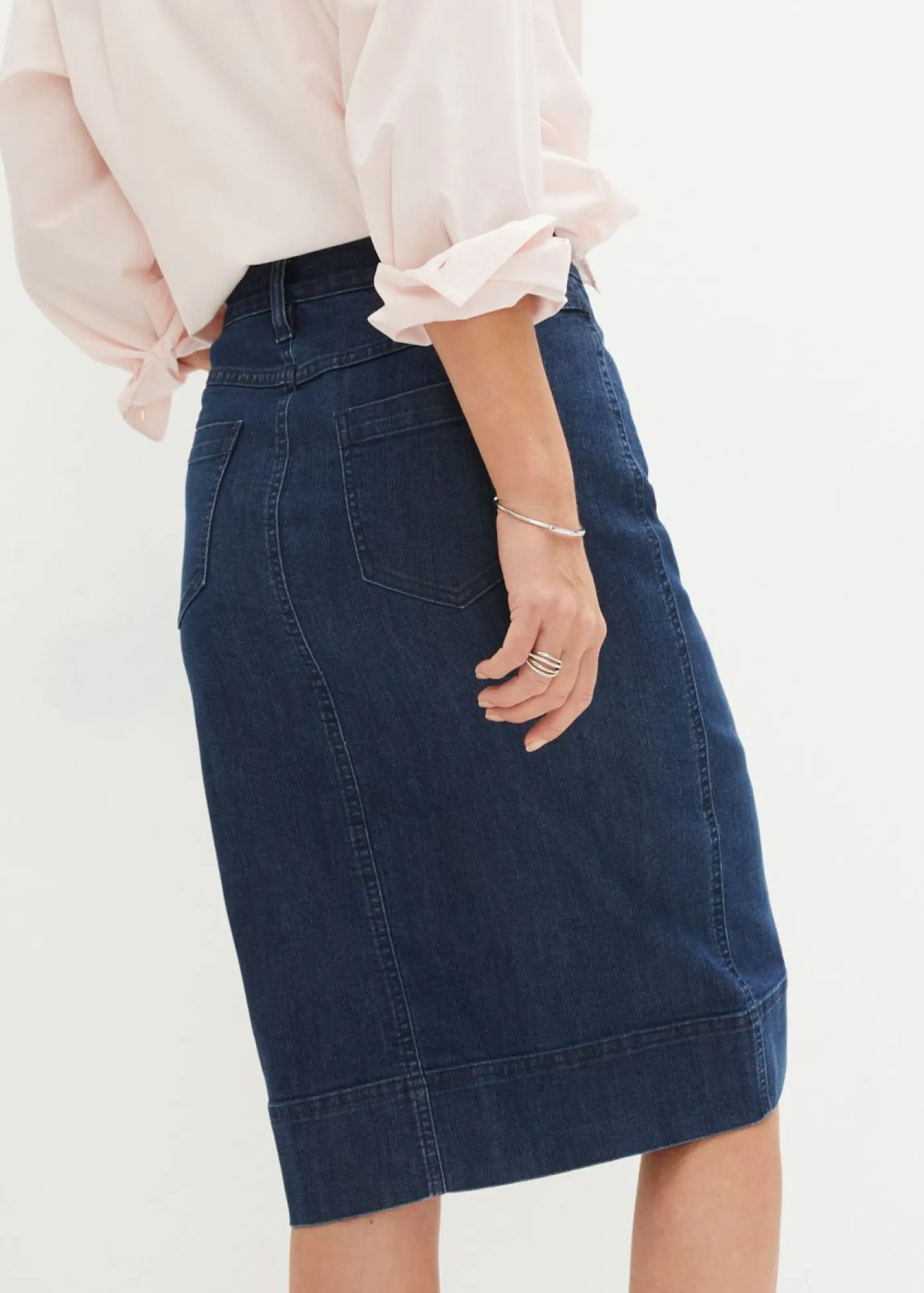 bonprix bonprix Falda vaquera Azul oscuro denim New