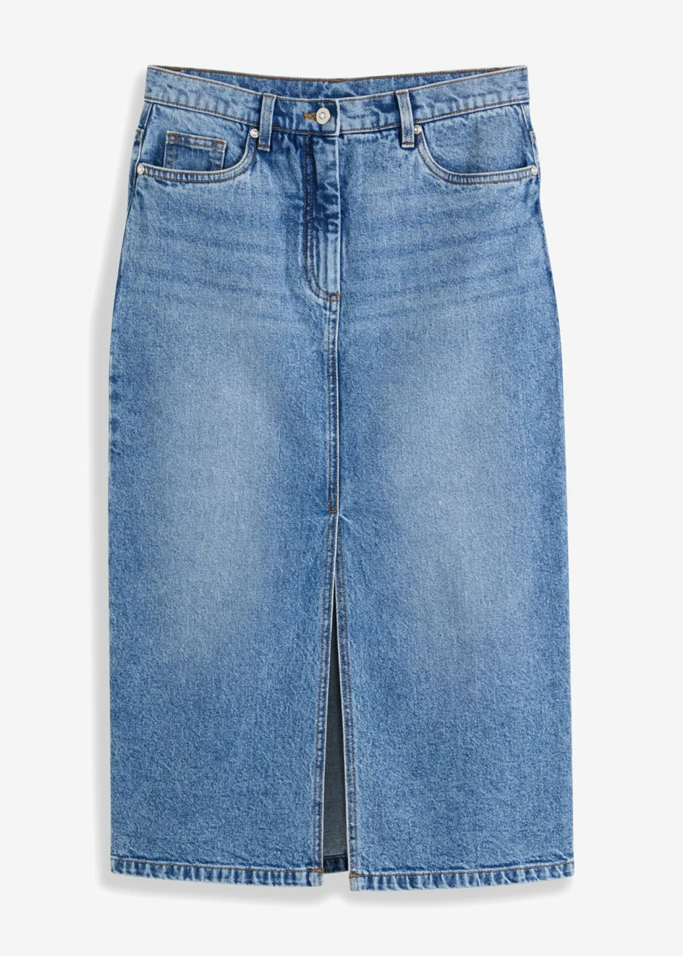bonprix bonprix Falda vaquera Azul piedra Sale