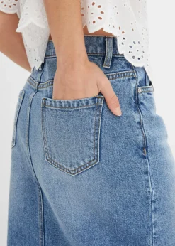 bonprix bonprix Falda vaquera Azul piedra Sale