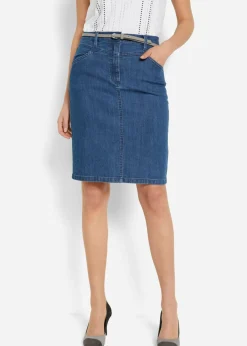 bonprix bonprix Falda vaquera elástica Denim New
