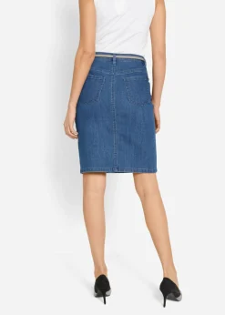 bonprix bonprix Falda vaquera elástica Denim New