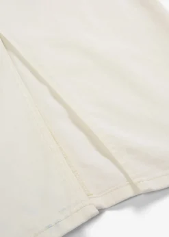 bonprix bonprix Falda vaquera midi Blanco lana Clearance